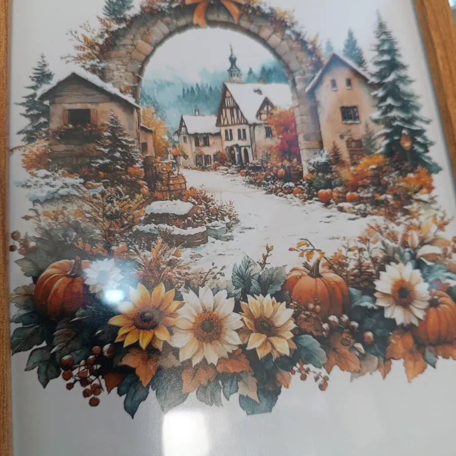 تابلو پاییزه زمستونی