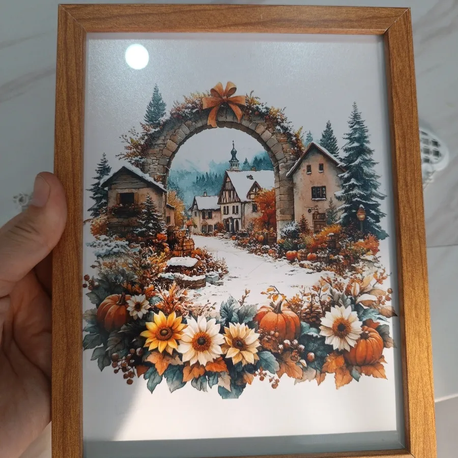 تابلو پاییزه زمستونی