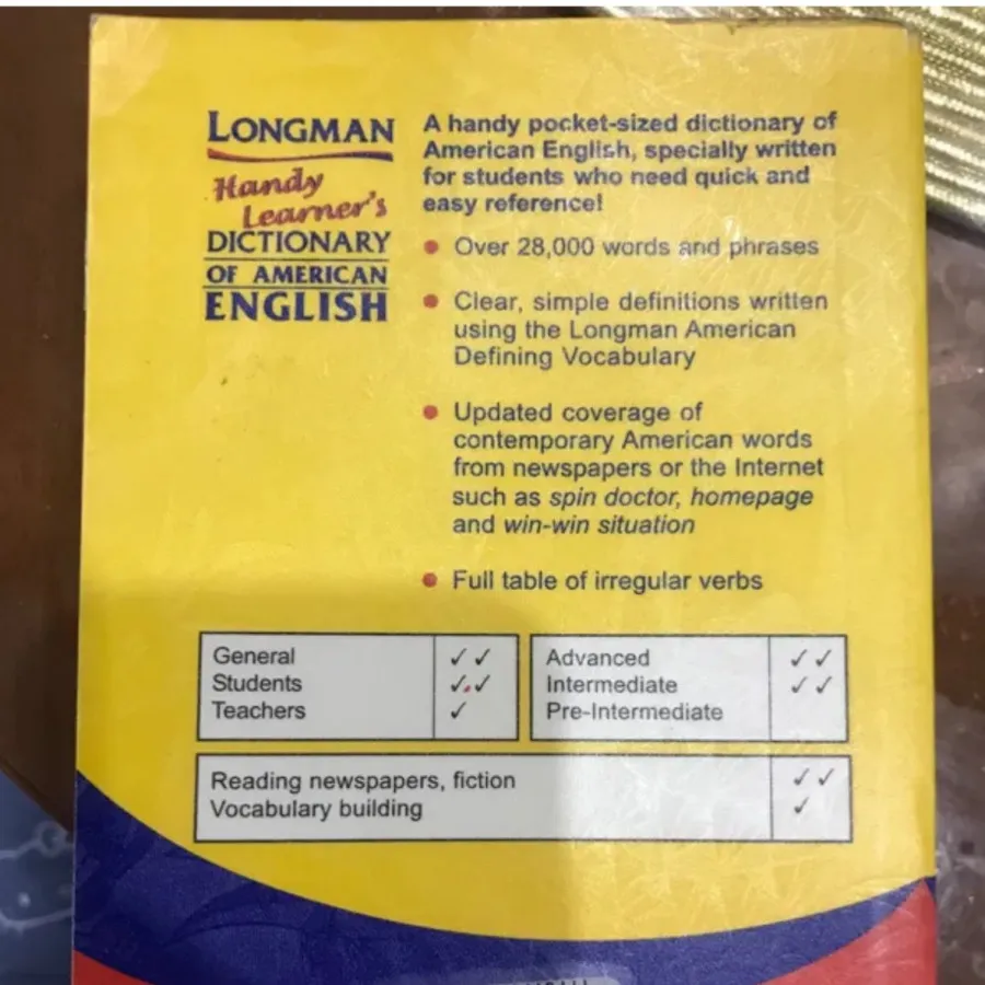 کتاب دیکشنری جیبی لانکمن