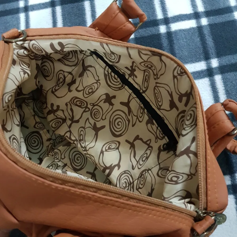 کیف دستی(رنگ عسلی)