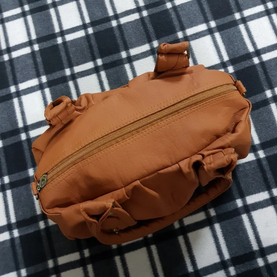 کیف دستی(رنگ عسلی)