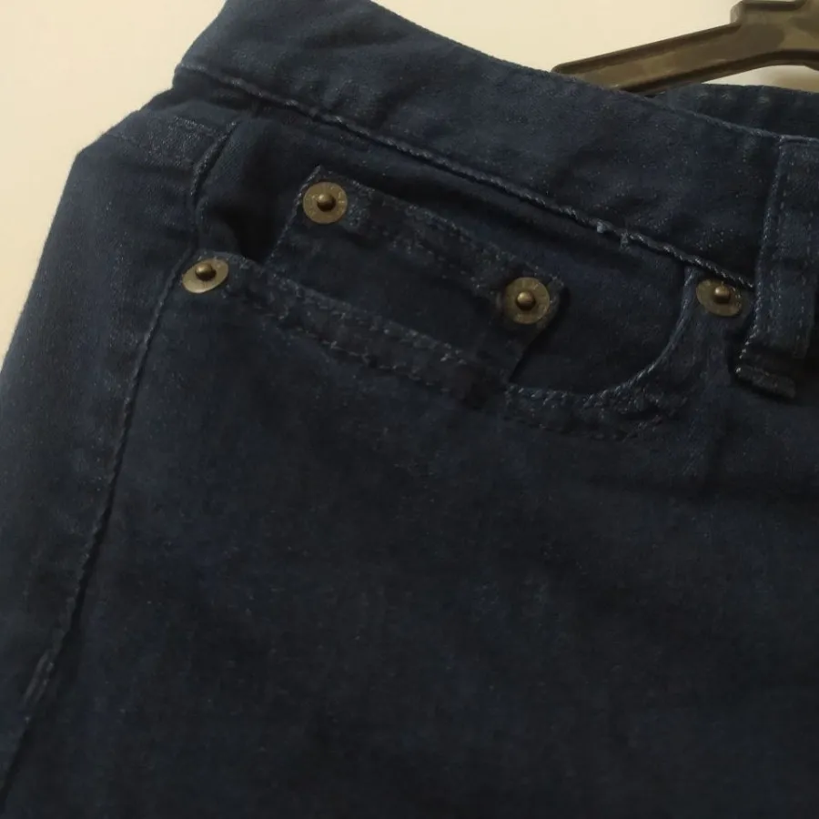 شلوار سورمه ای کتان