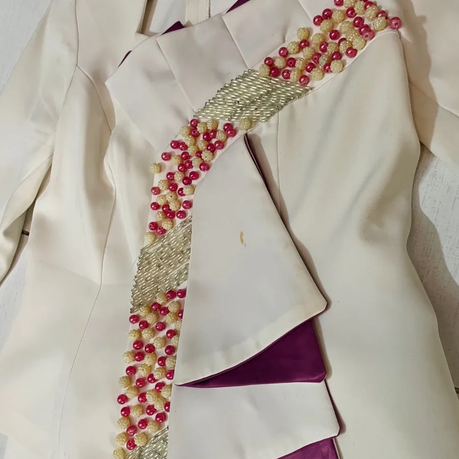 کت و دامن جواهر دوزی