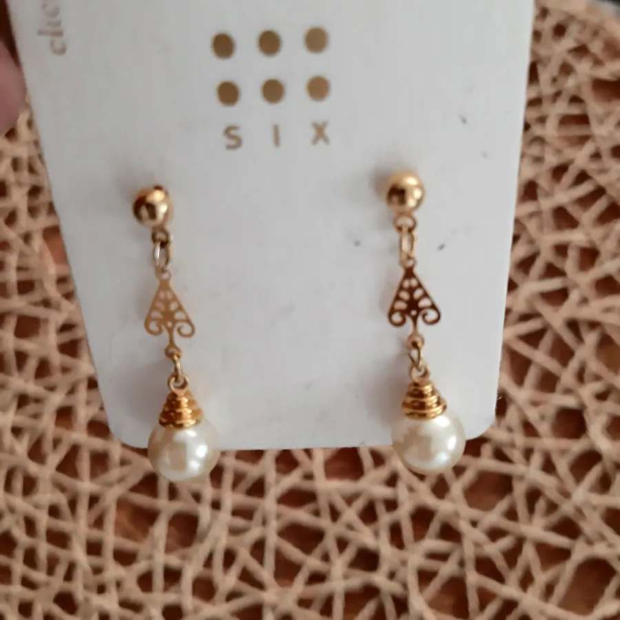 گوشواره آویز مروارید