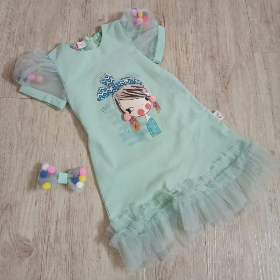 پیراهن پوم دار