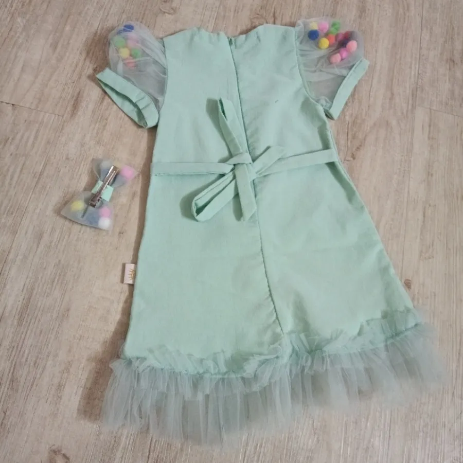 پیراهن پوم دار