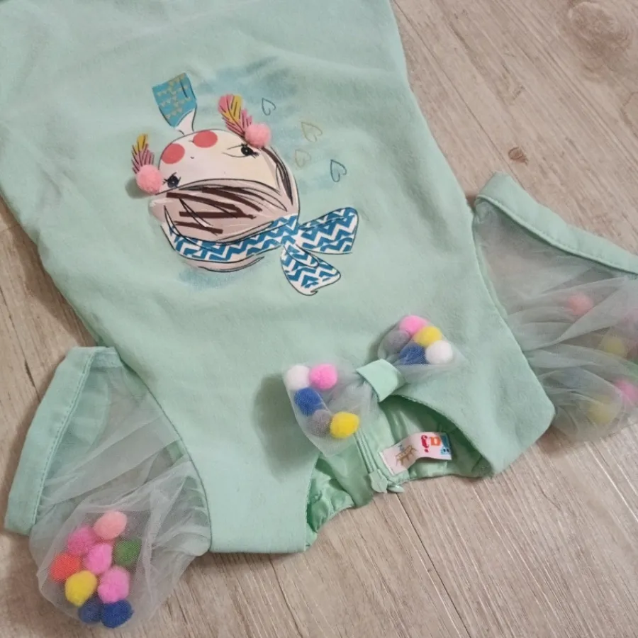 پیراهن پوم دار