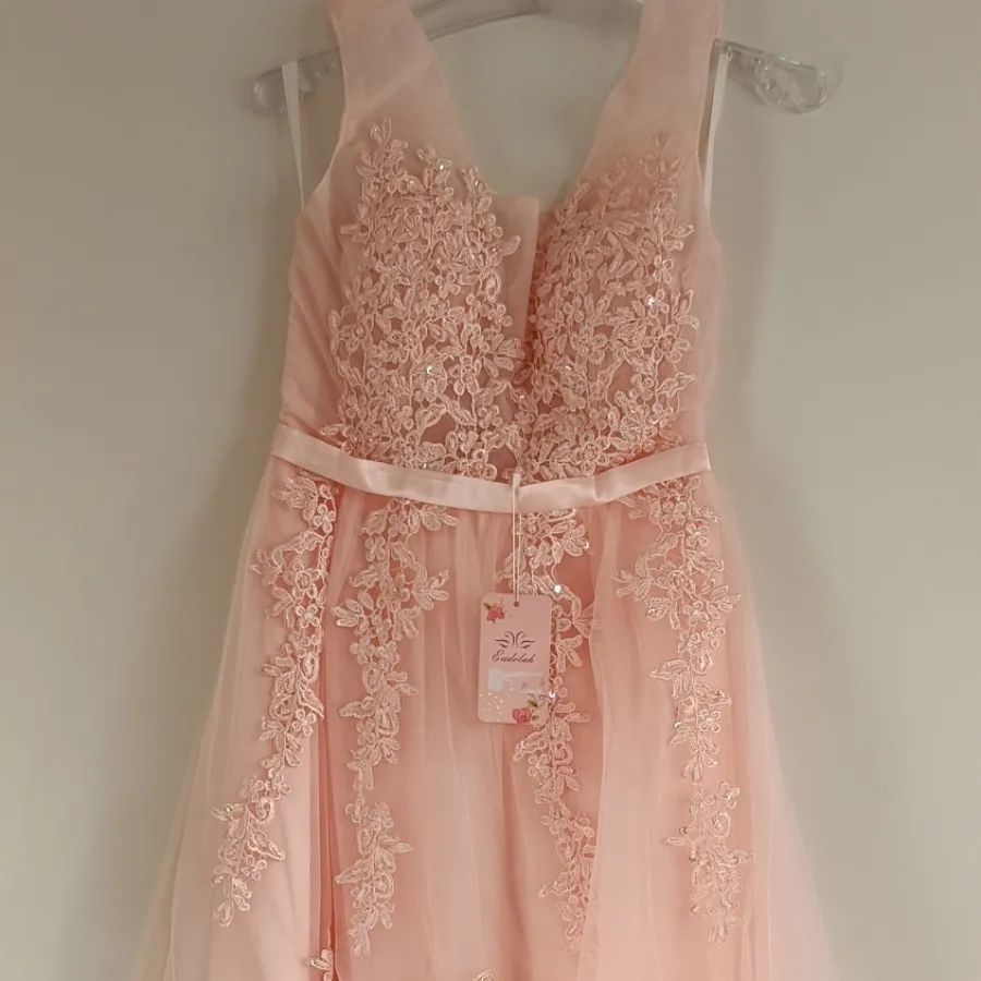 پیراهن بلند تور و گیپور