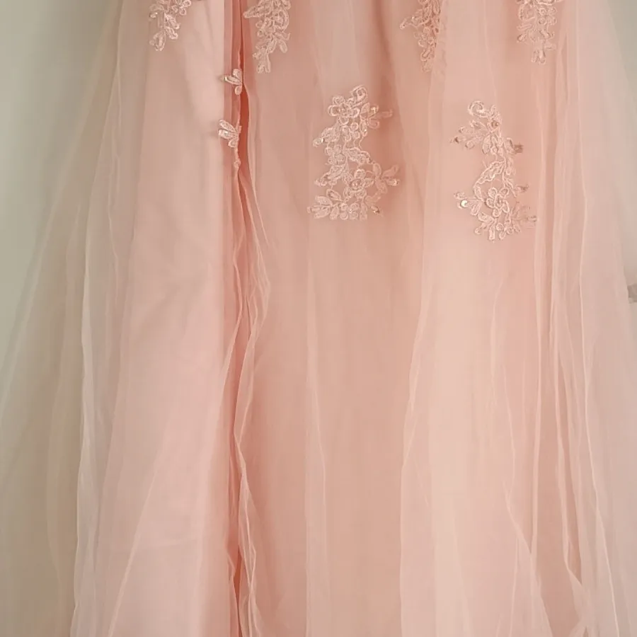 پیراهن بلند تور و گیپور