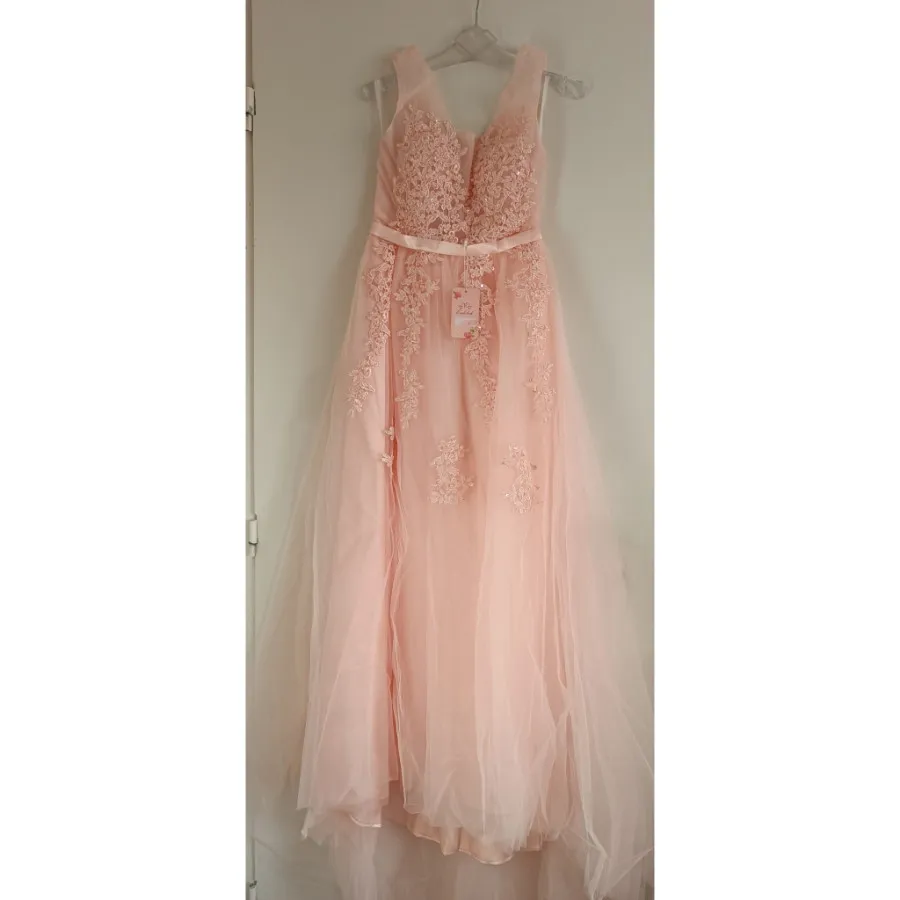 پیراهن بلند تور و گیپور