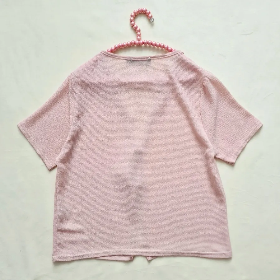 شومیز دخترانه صورتی