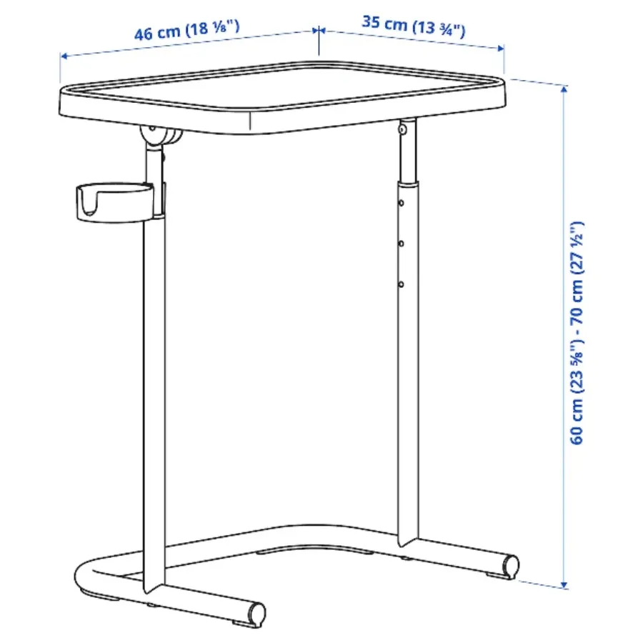 میز لپتاپ ایکیا