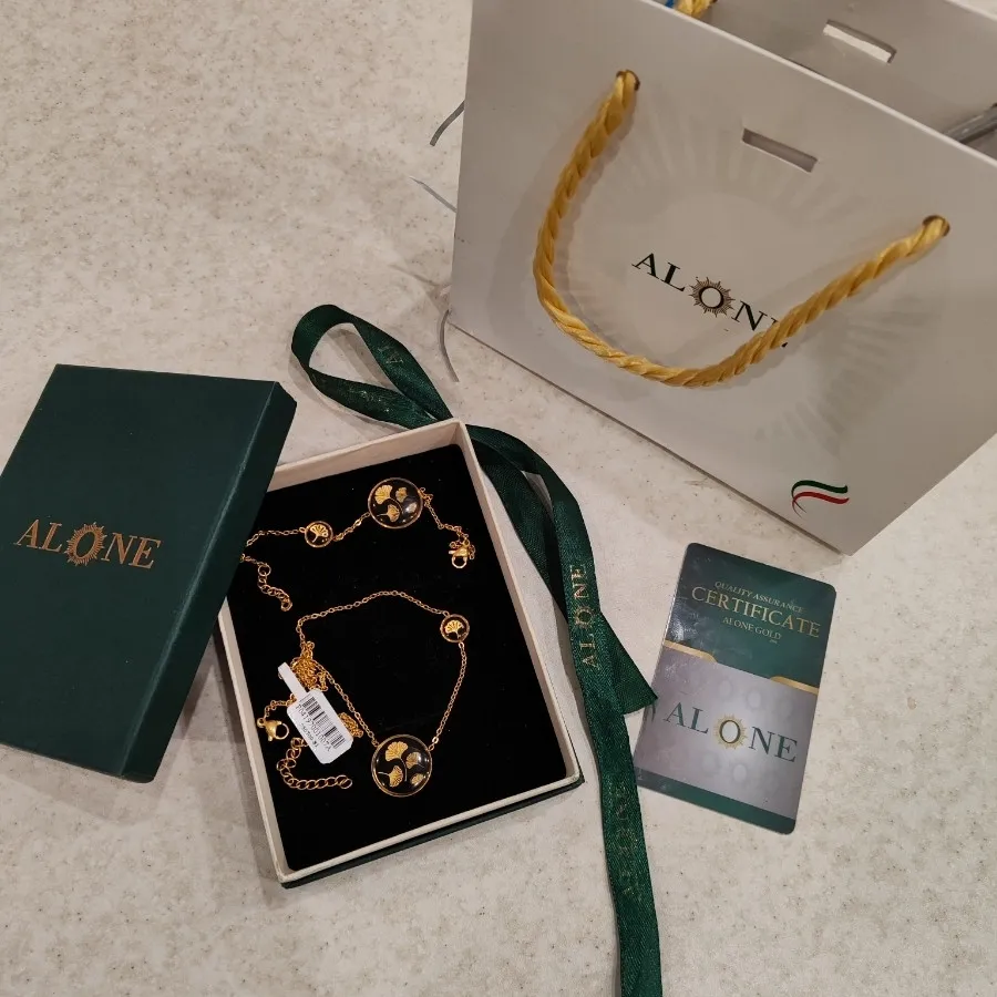 نیم ست گردنبند و دستبند