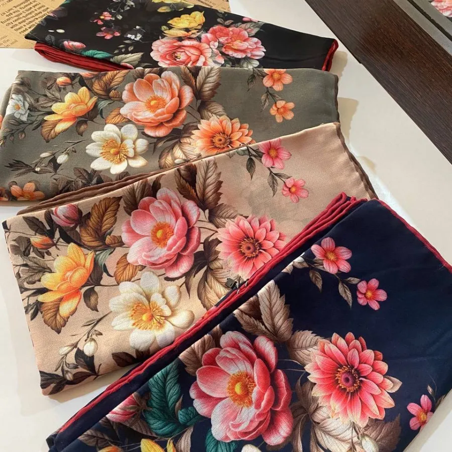 روسری نخی دستدوز