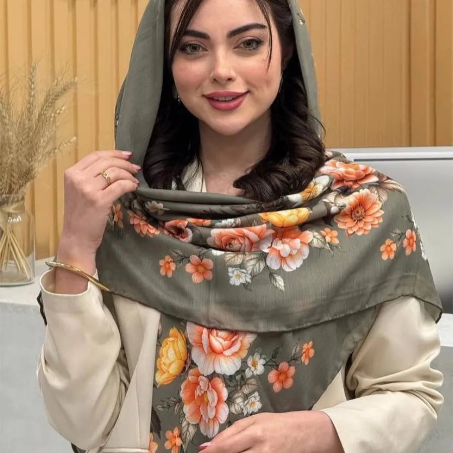 روسری نخی دستدوز