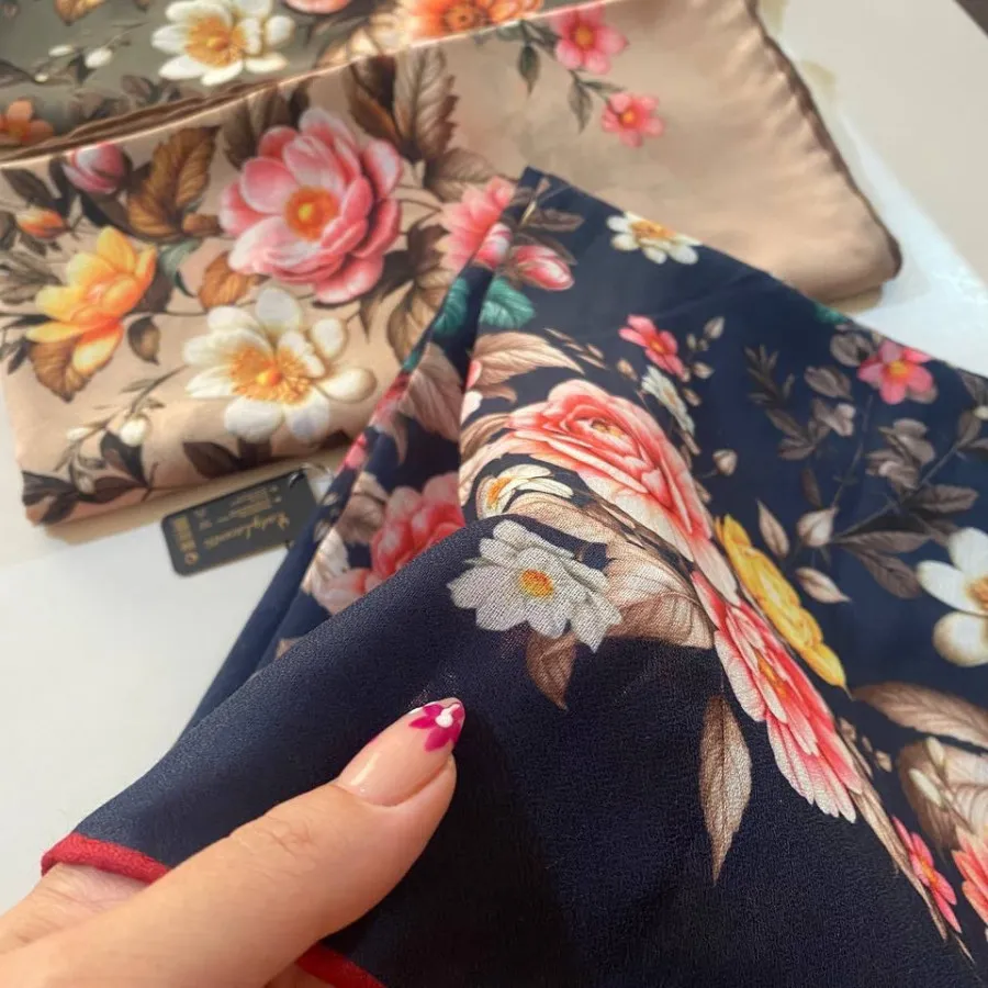 روسری نخی دستدوز