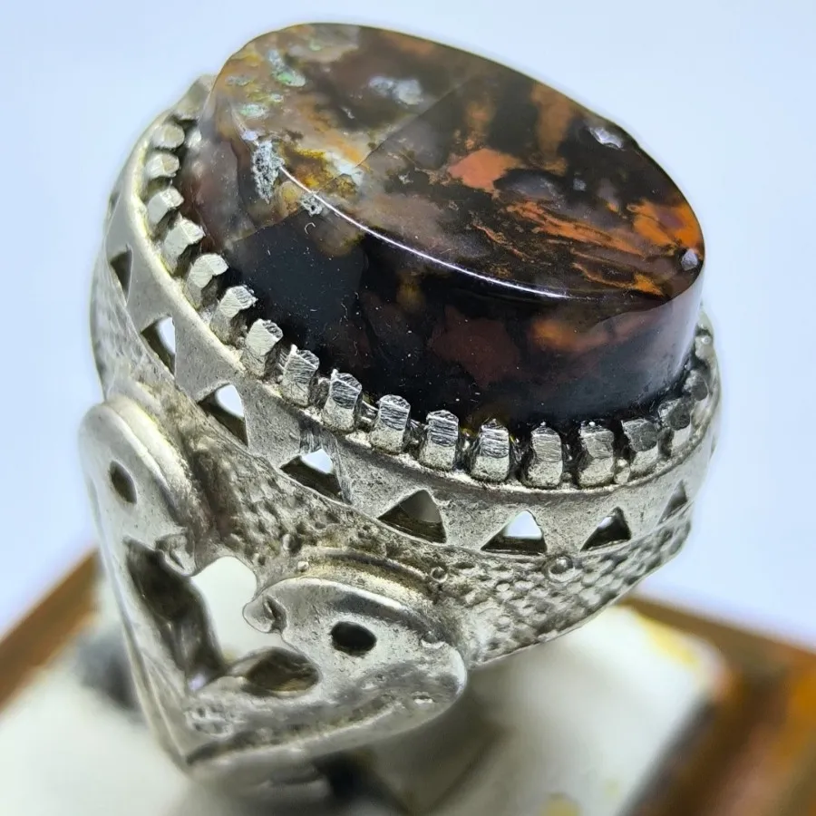 انگشتر نقره عیار پایین