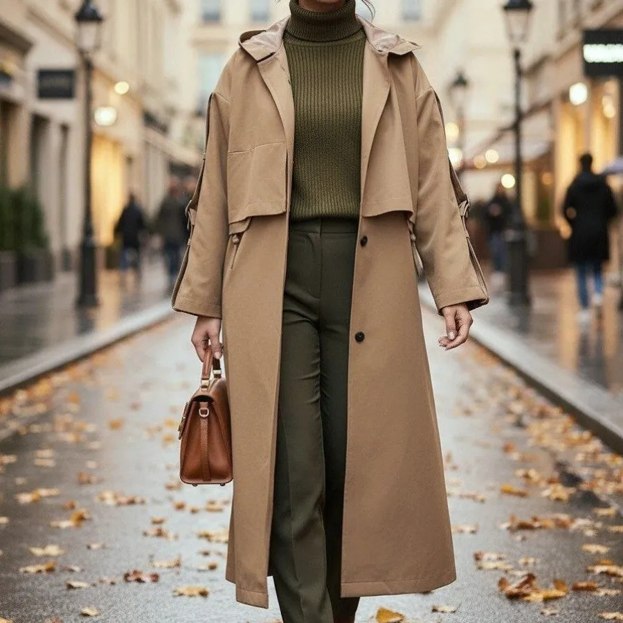 ترنج کت بلند کتان زارا