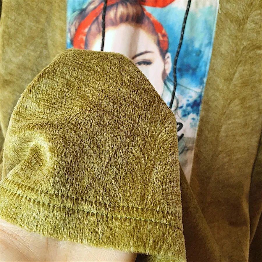 هودی بلند مخمل وارداتی