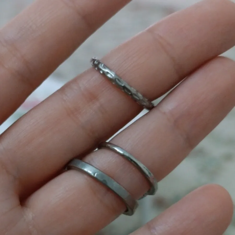 سه عدد انگشتر بدل