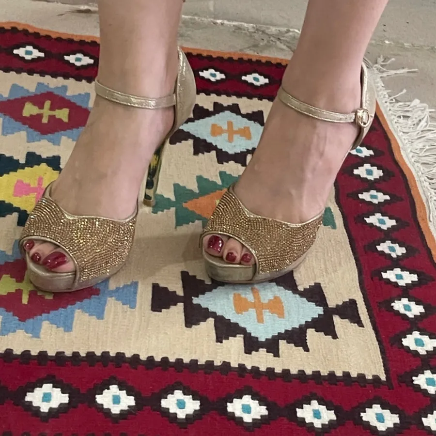 کفش سنگکاری شده شیک مجلسی