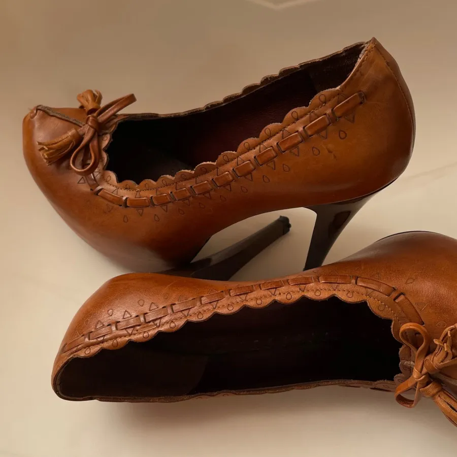 کفش چرم طبیعی مارال چرم