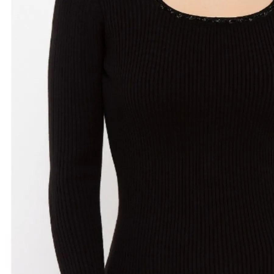 بلوز کش بافت مشکی