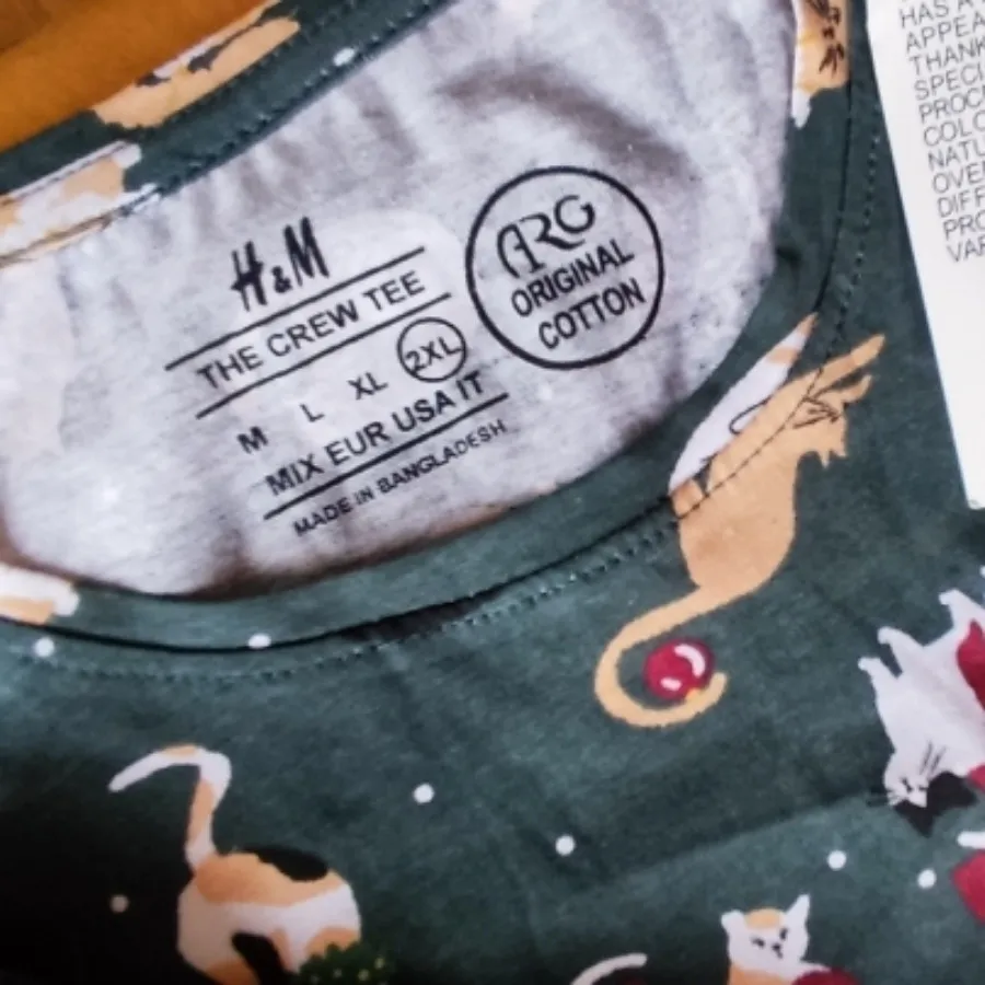 ست خانگی گربه ای برند H&M