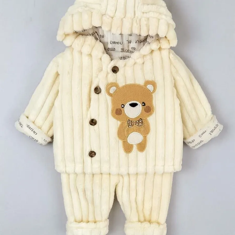 کاپشن شلوار مخمل راه راه