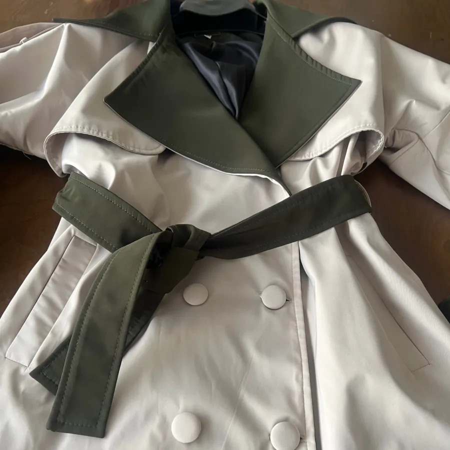 بارانی بلند بژ