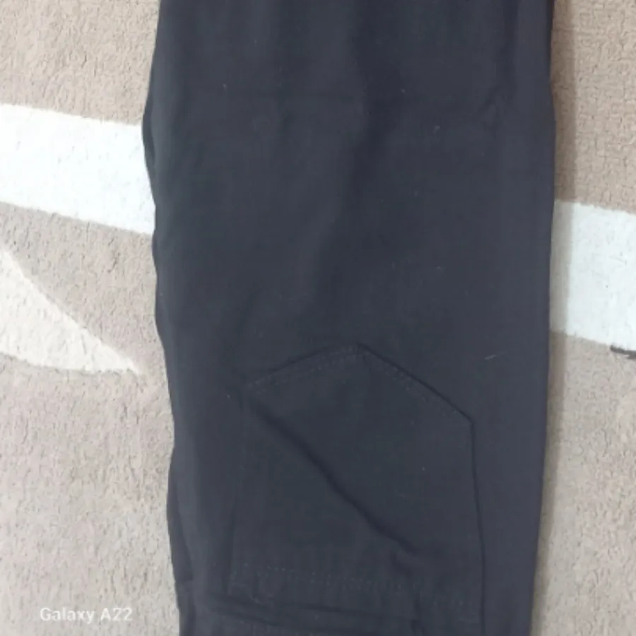 شلوار کتان بگ گرم بالا