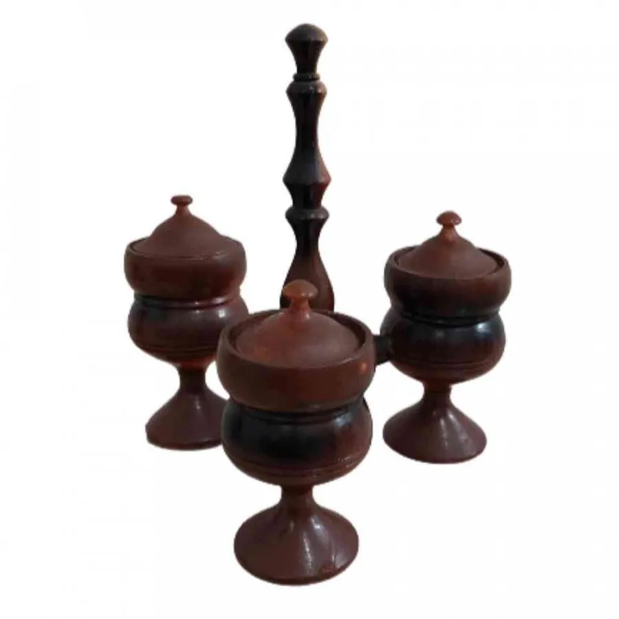 جا ادویه ای چوبی قدیمی