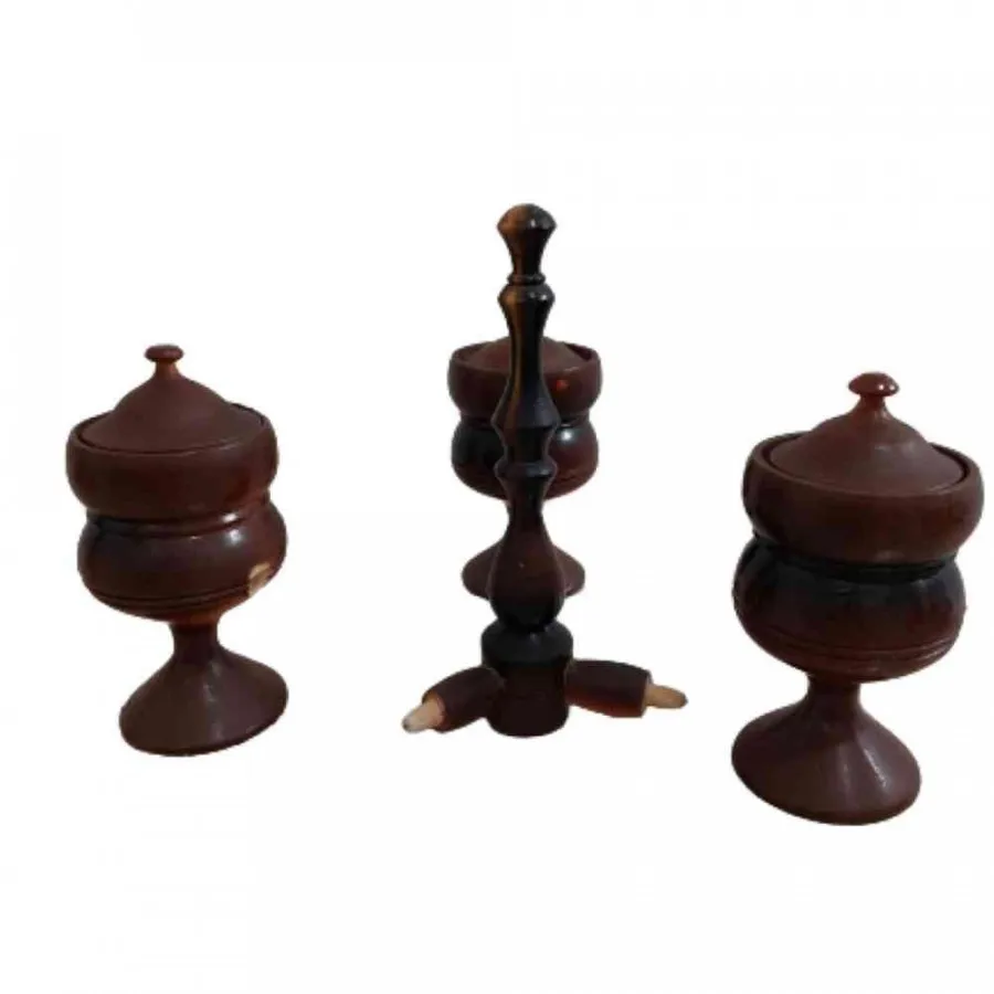 جا ادویه ای چوبی قدیمی