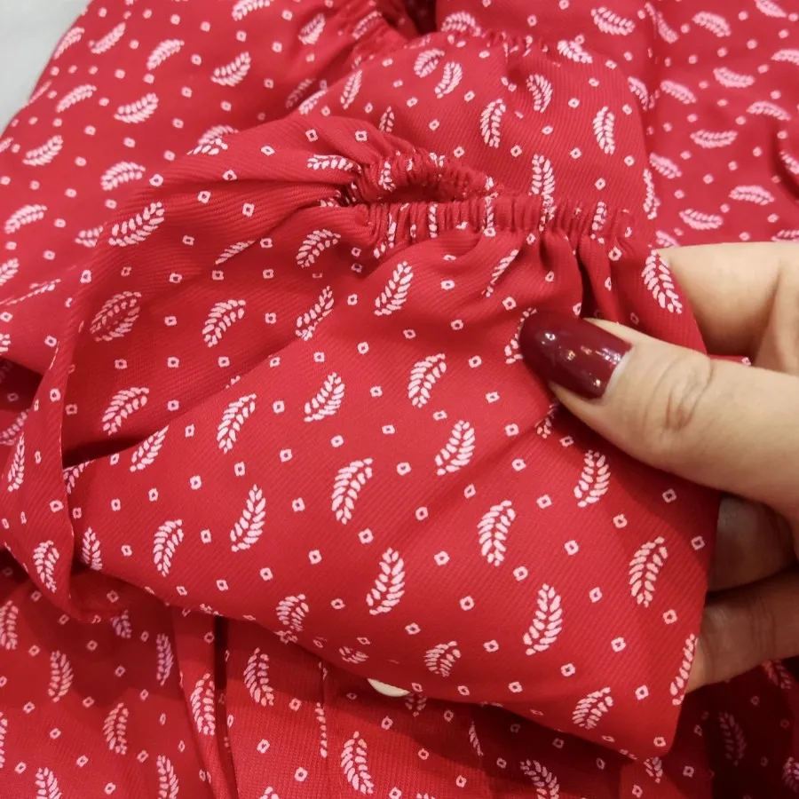 شومیز قرمز شیک