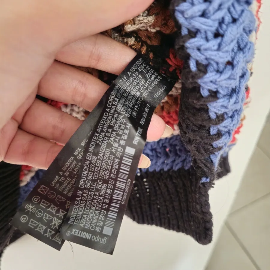 بلوز بافت Zara ارجینال