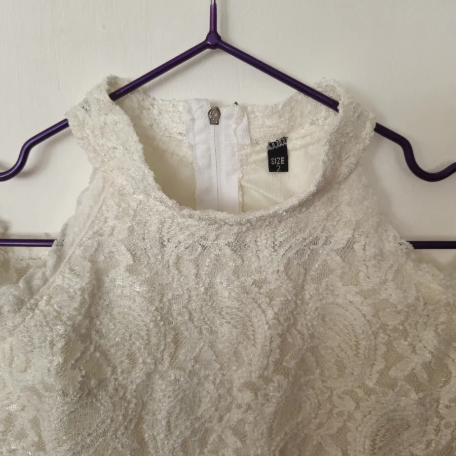 بلوز گیپور یقه هالتری