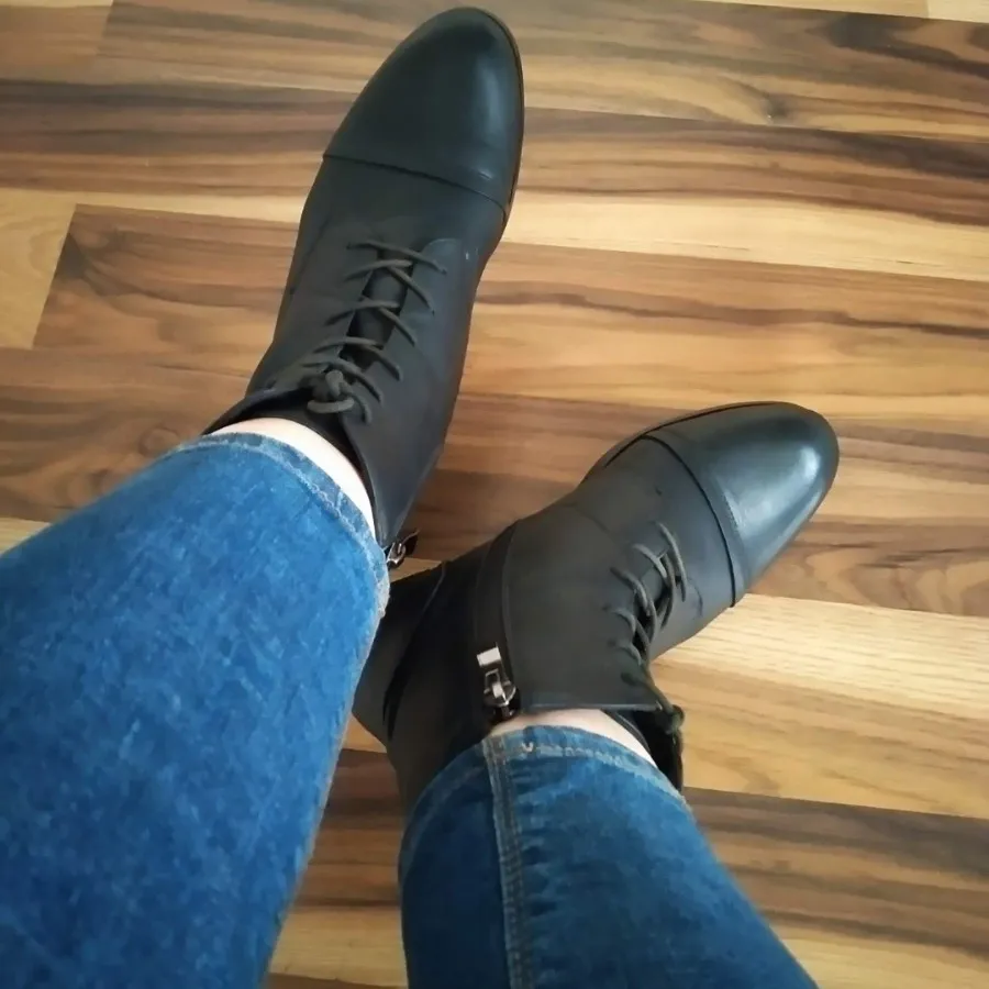 نیم بوت چرم(ترک)