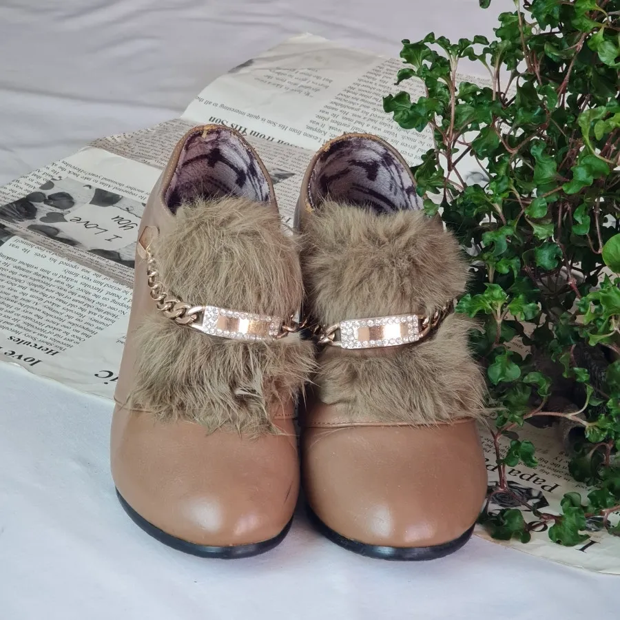 کفش پاشنه دار زمستونی شیک