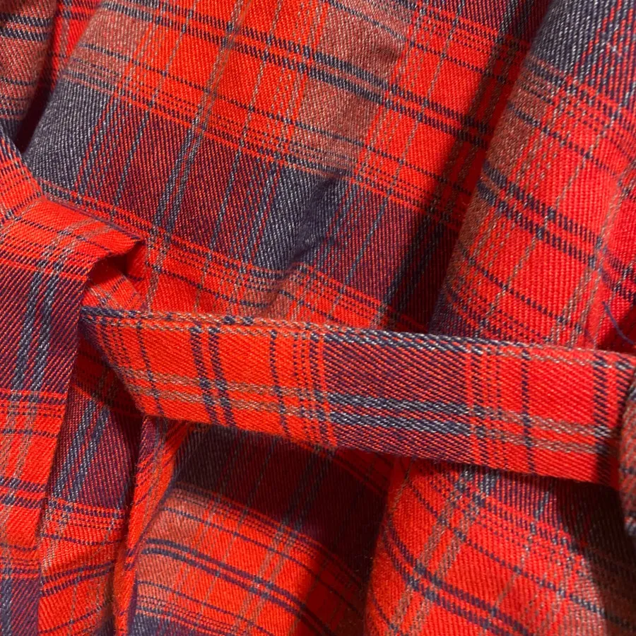 پیراهن چارخانه پاییزه