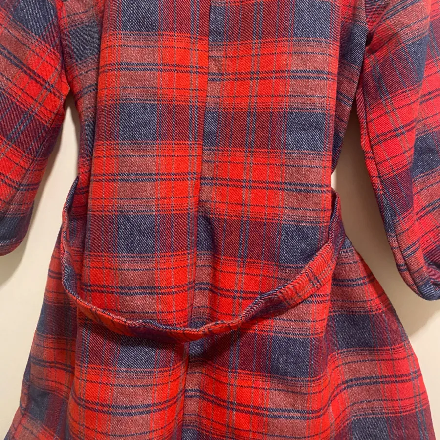 پیراهن چارخانه پاییزه