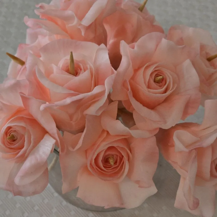 شمع گل دستساز آماده ارسال