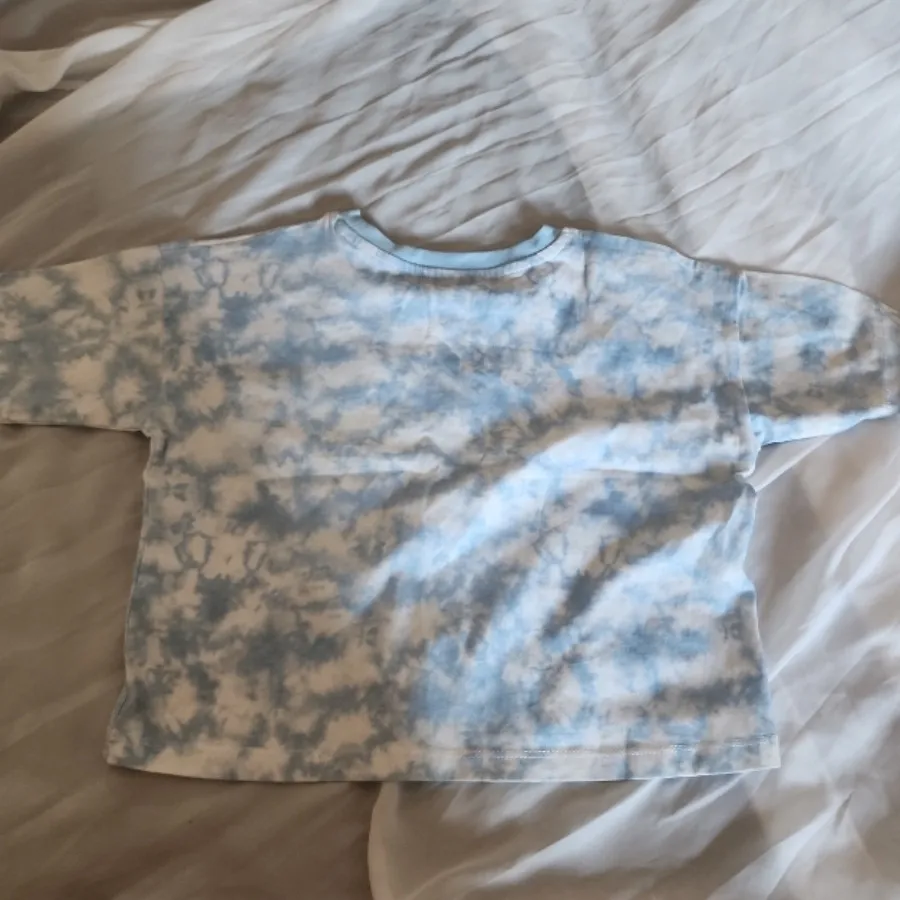 کراپ تی شرت نخی ابری