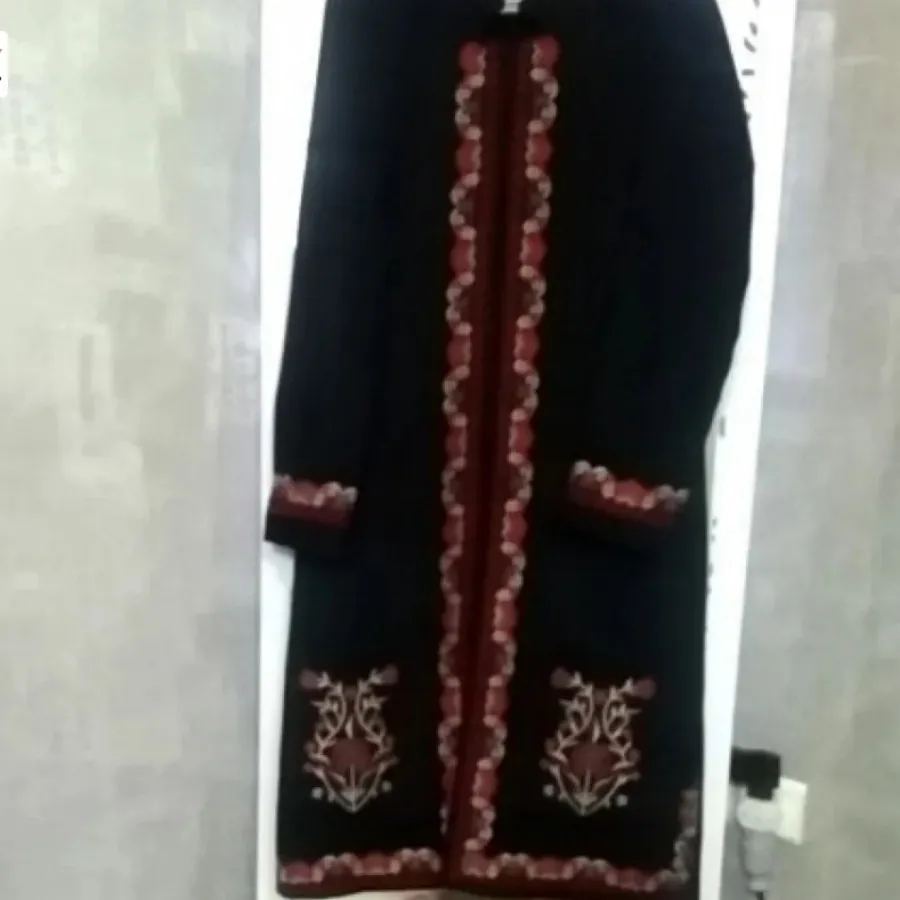 مانتو  گل دوزی