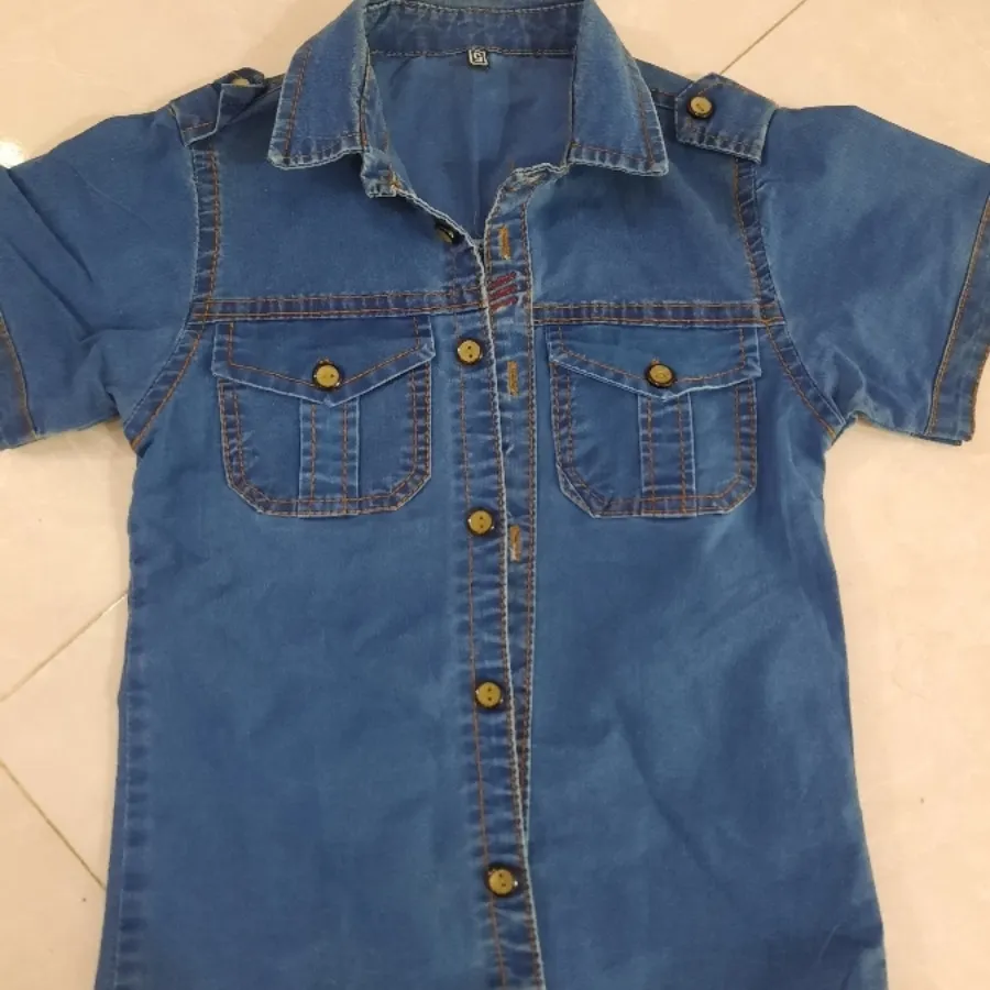 شومیز جین پسرانه