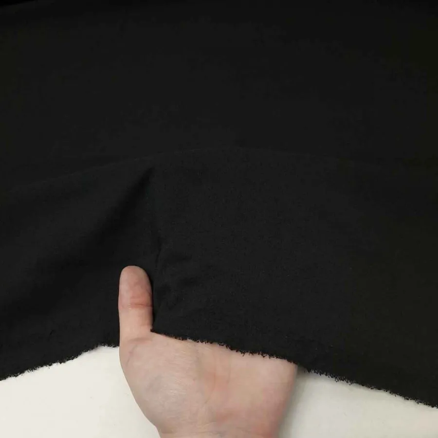 پارچه کرپ نخ مشکی