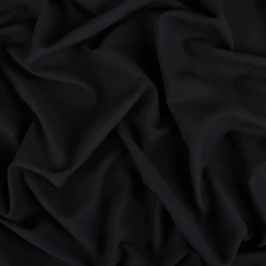 پارچه کرپ نخ مشکی