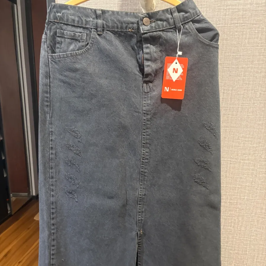 ست دامن و کت جین