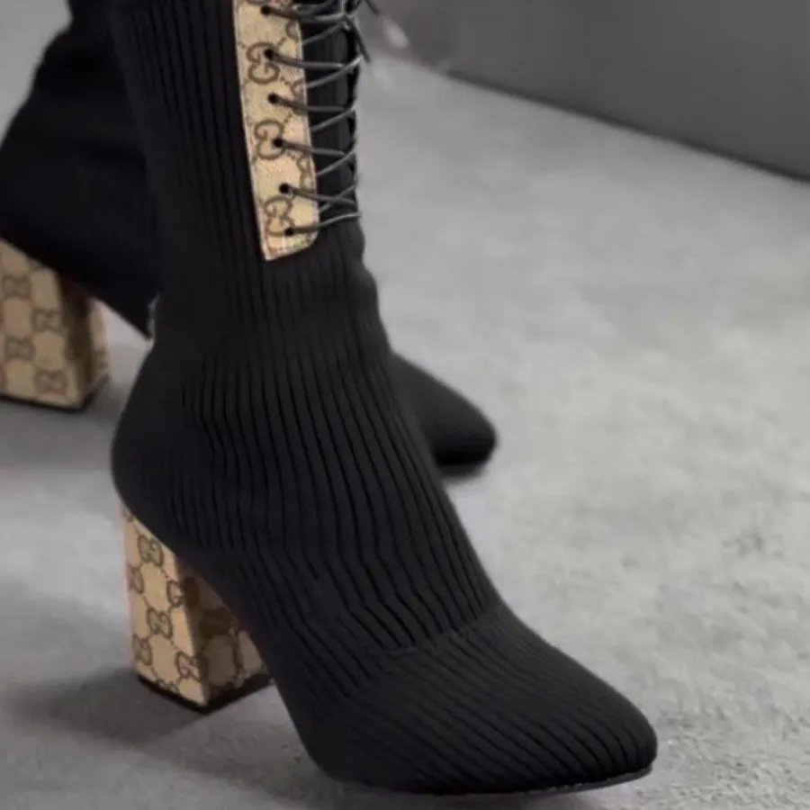 بوت بافتی با پاشنه 7سانت