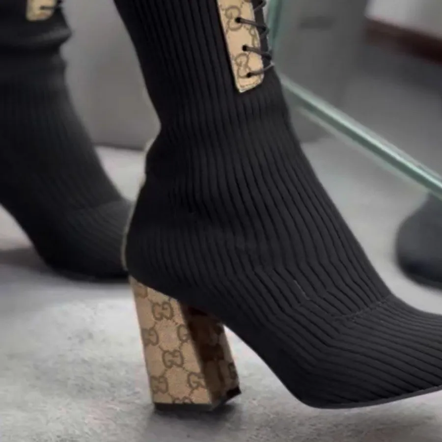 بوت بافتی با پاشنه 7سانت