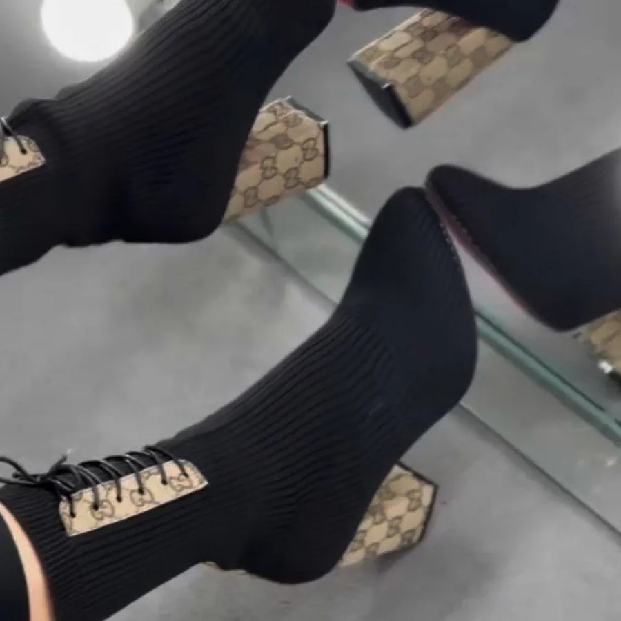 بوت بافتی با پاشنه 7سانت